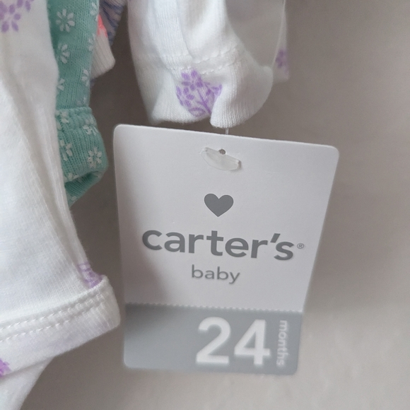 Carter's Long Sleeve 4 piece body suits 24 months - Picture 4 of 7